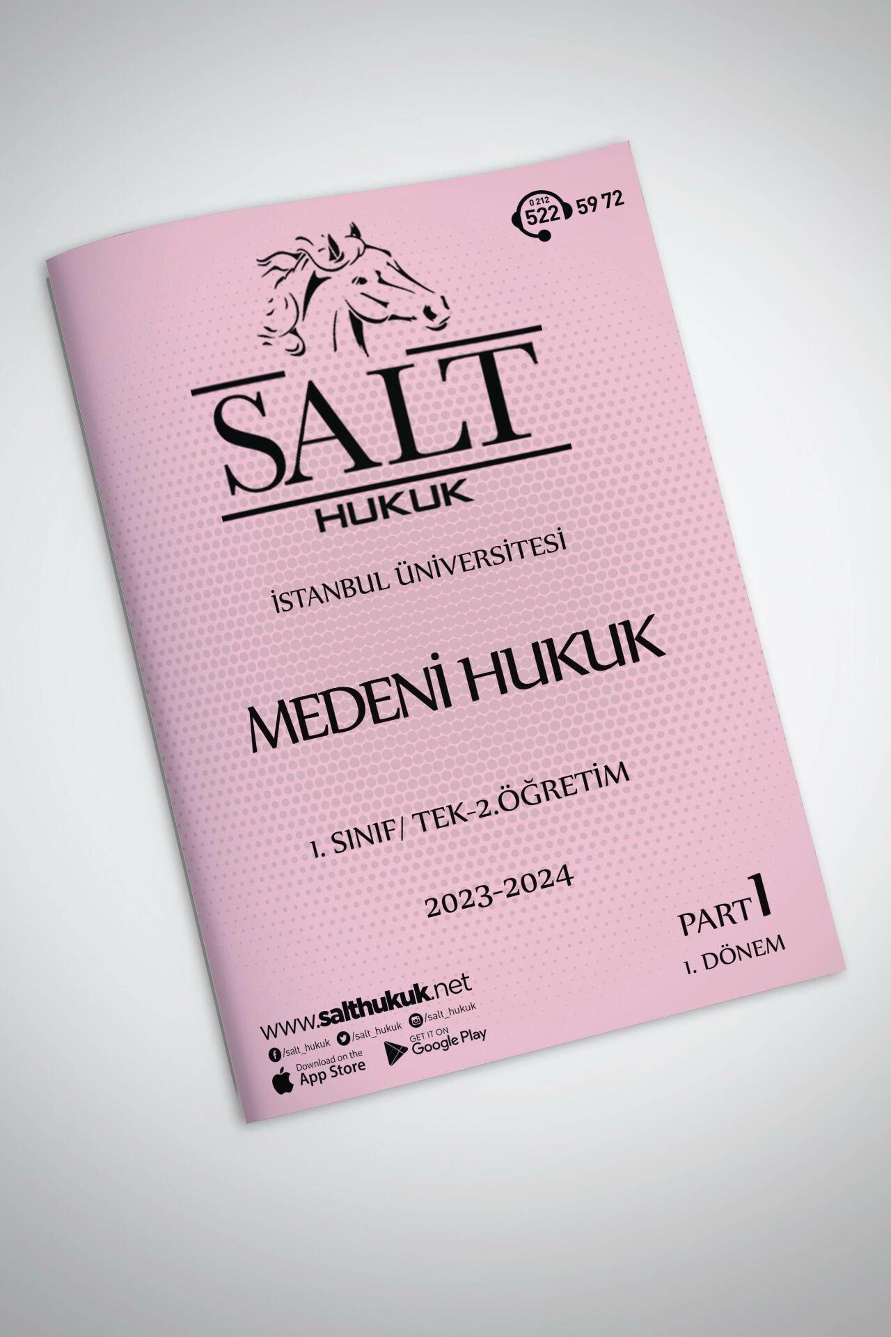 Medeni Hukuk Tek-2.Öğretim 1. Dönem Part-1 (2023-2024)-İÜHF-Konu Anlatım Kitapçığı