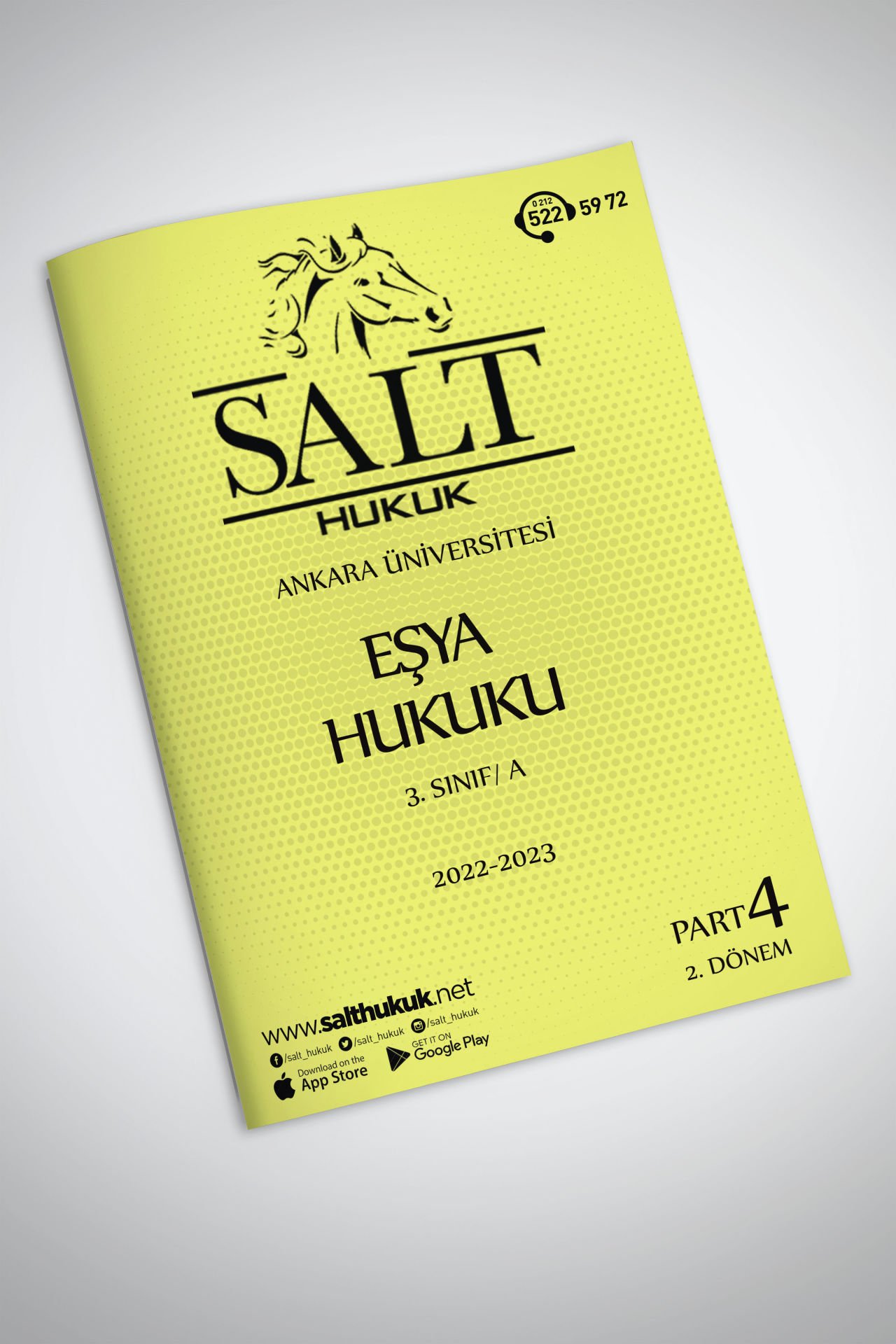 Eşya Hukuku Amfi A 2. Dönem Part-4 (2022-2023)-AÜHF-Konu Anlatım Kitapçığı