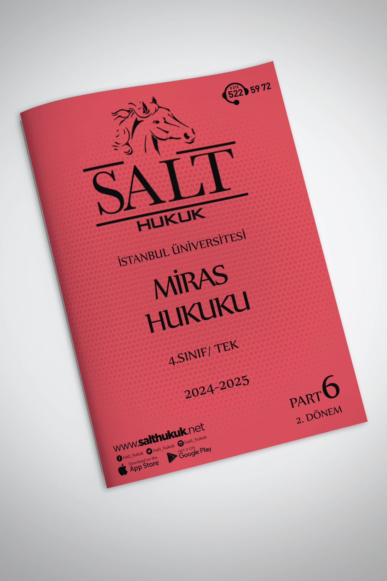 Miras Hukuku Tek 2. Dönem Part-6 (2024-2025)-İÜHF-Konu Anlatım Kitapçığı