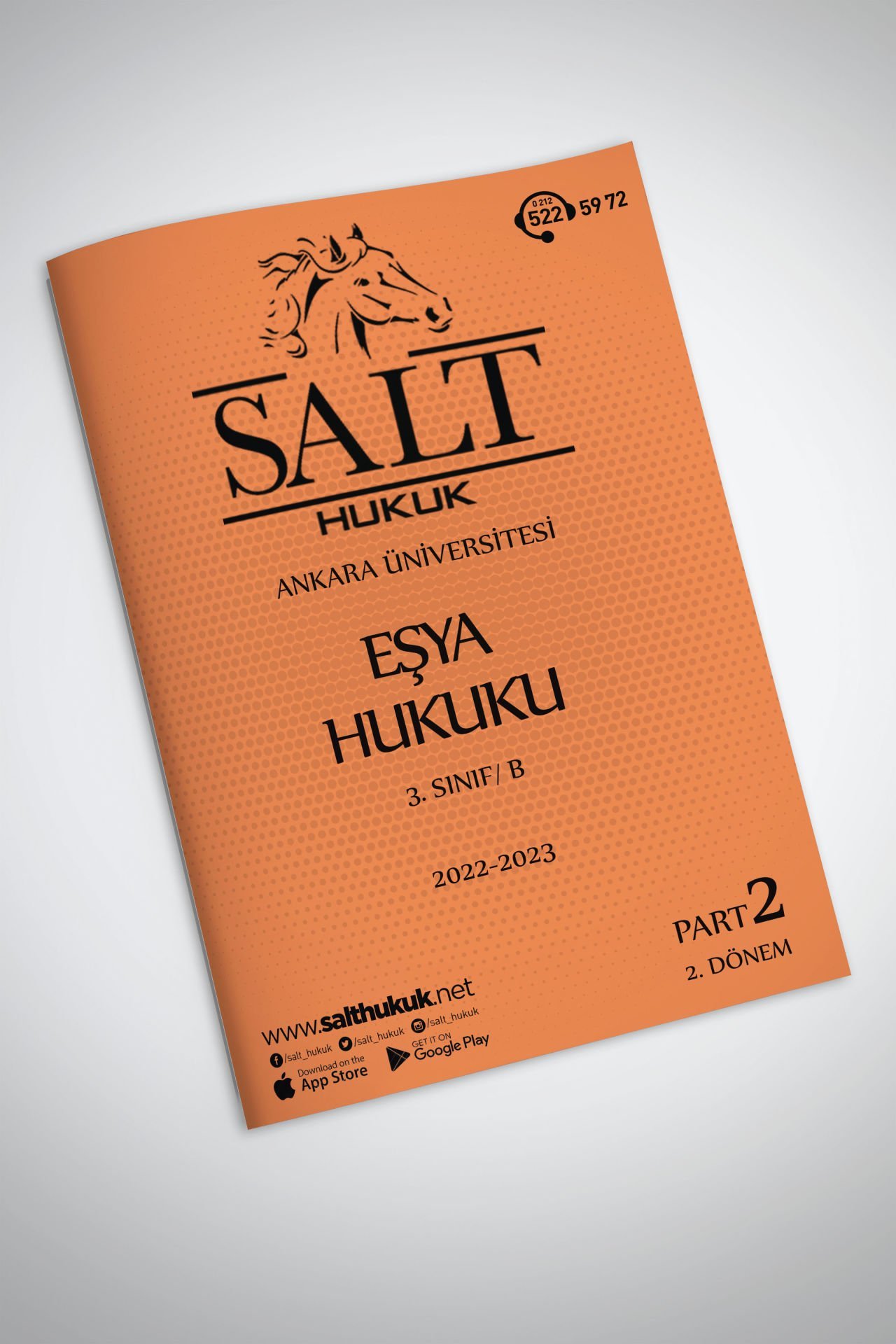 Eşya Hukuku Amfi B 2. Dönem Part-2 (2022-2023)-AÜHF-Konu Anlatım Kitapçığı