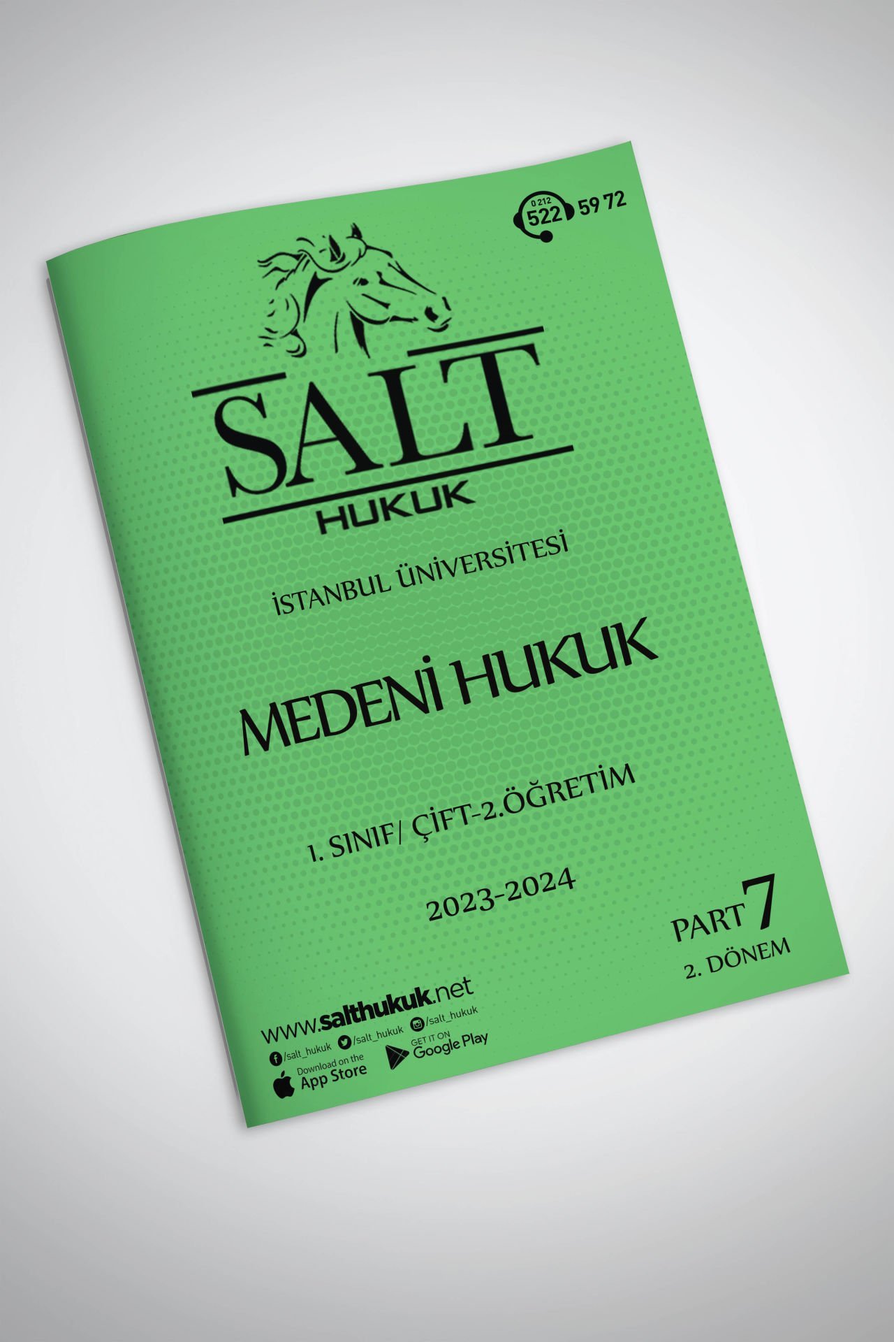 Medeni Hukuk Çift-2.Öğretim 2. Dönem Part-7 (2023-2024)-İÜHF-Konu Anlatım Kitapçığı