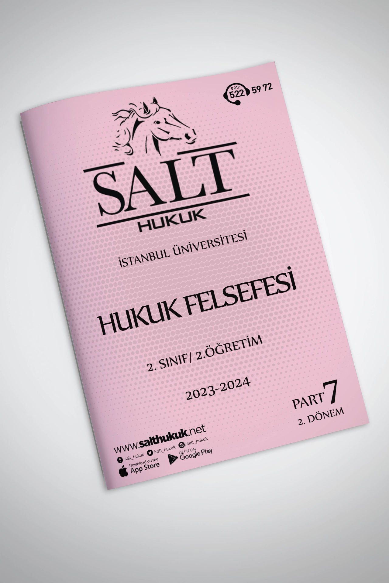 Hukuk Felsefesi 2.Öğretim 2. Dönem Part-7 (2023-2024)-İÜHF-Konu Anlatım Kitapçığı