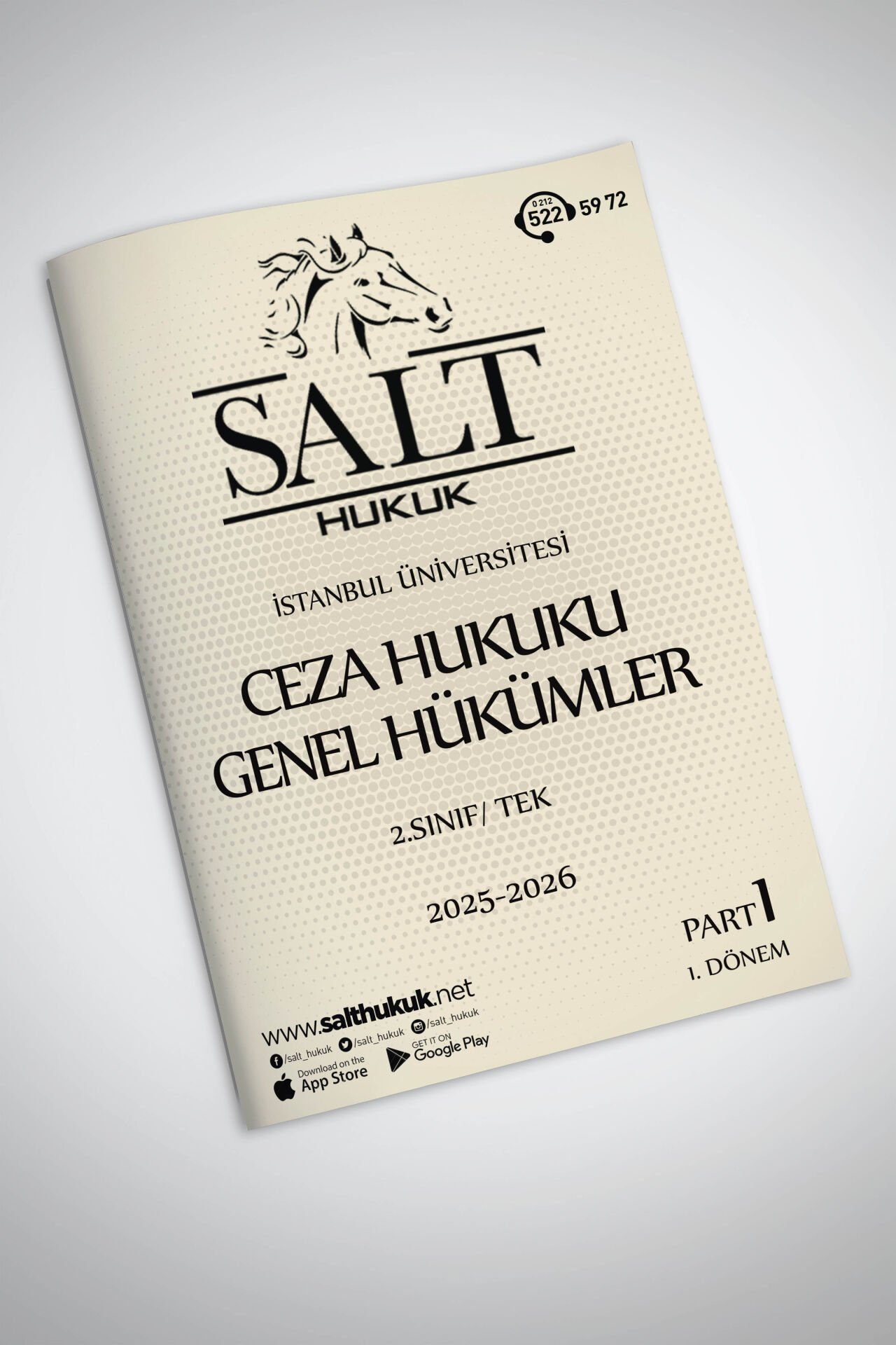 Ceza Genel Hukuku Tek 1. Dönem Part-1 (2025-2026)-İÜHF-Konu Anlatım Kitapçığı