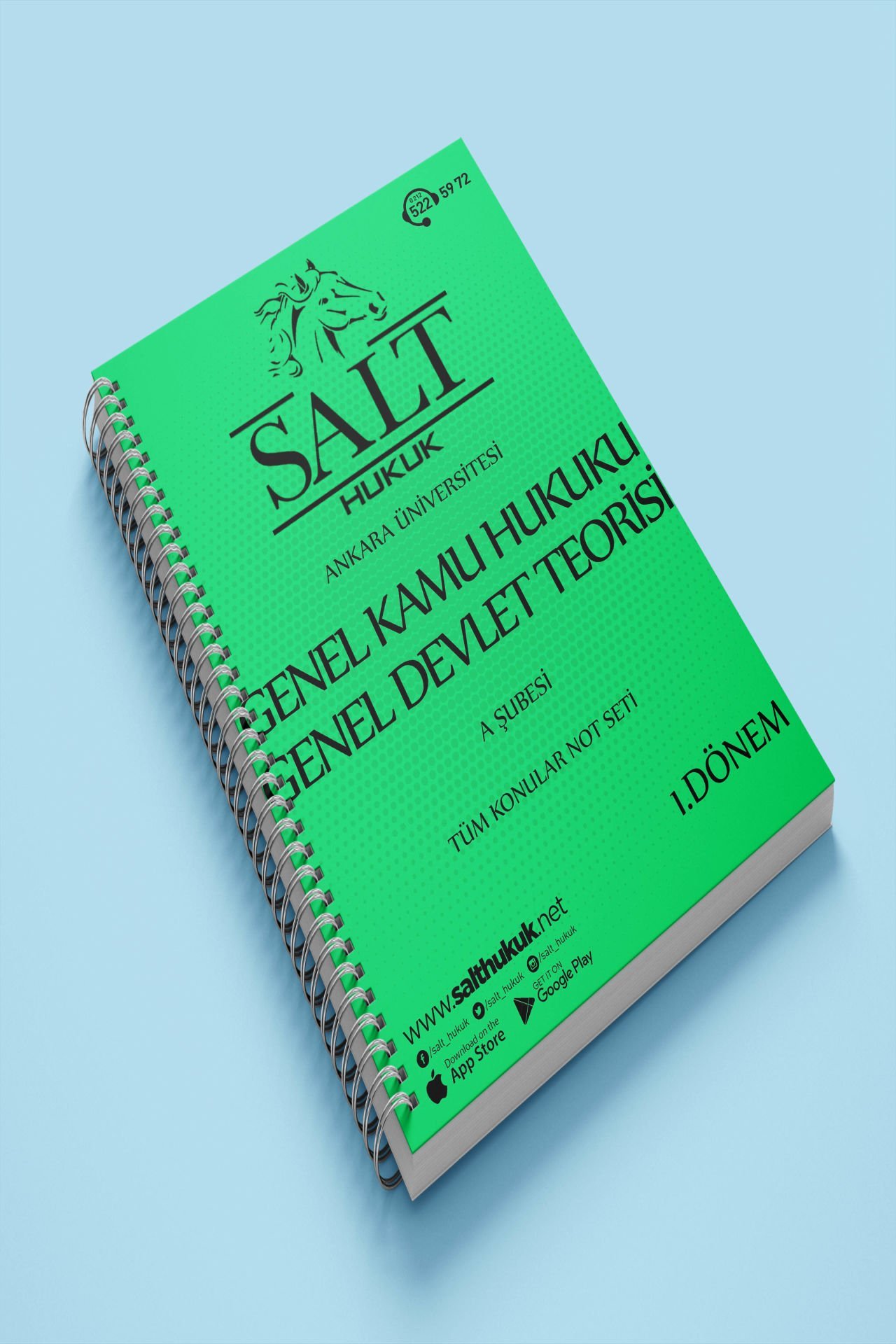 Genel Kamu Genel Devlet T. Amfi A 1. Dönem Tüm Konular Not Seti-Spiralli