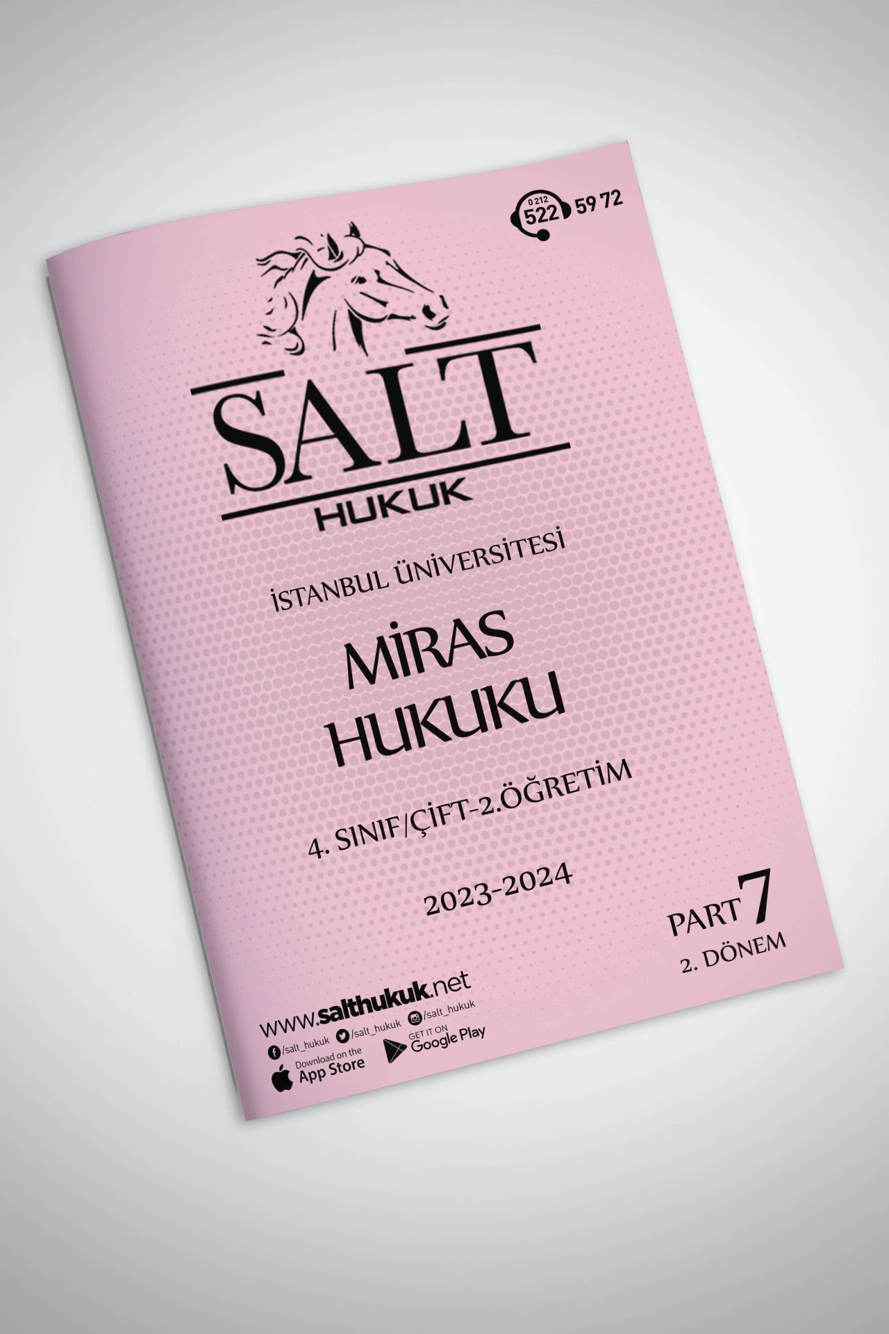 Miras Hukuku Çift-2.Öğretim 2. Dönem Part-7 (2023-2024)-İÜHF-Konu Anlatım Kitapçığı