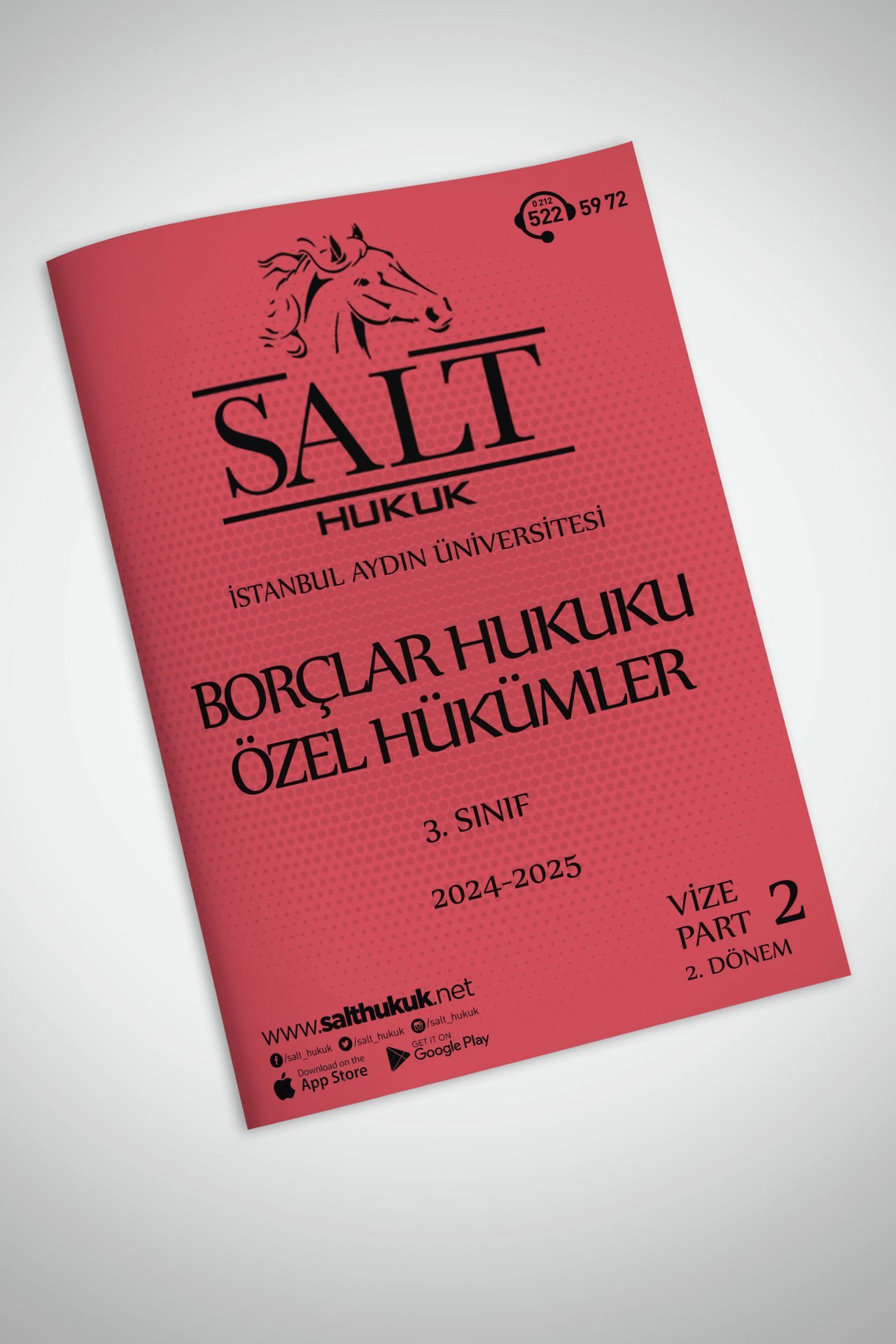 Borçlar Özel Hukuku 2. Dönem Vize Part-2 (2024-2025)-İAÜ-Konu Anlatım Kitapçığı