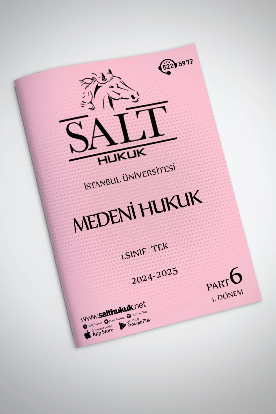 Medeni Hukuk Tek 1. Dönem Part-6 (2024-2025)-İÜHF-Konu Anlatım Kitapçığı