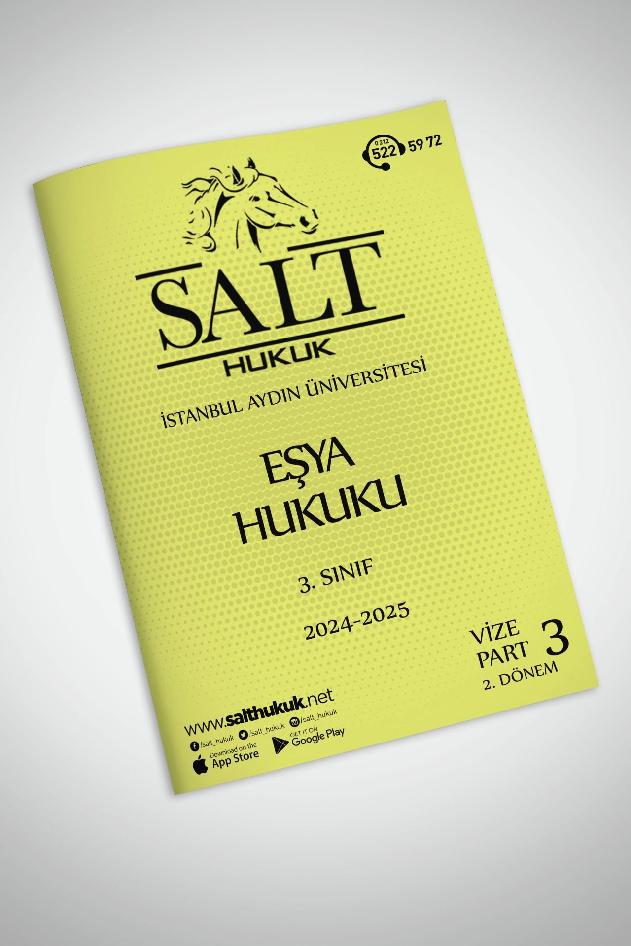 Eşya Hukuku 2. Dönem Vize Part-3 (2024-2025)-İAÜ-Konu Anlatım Kitapçığı