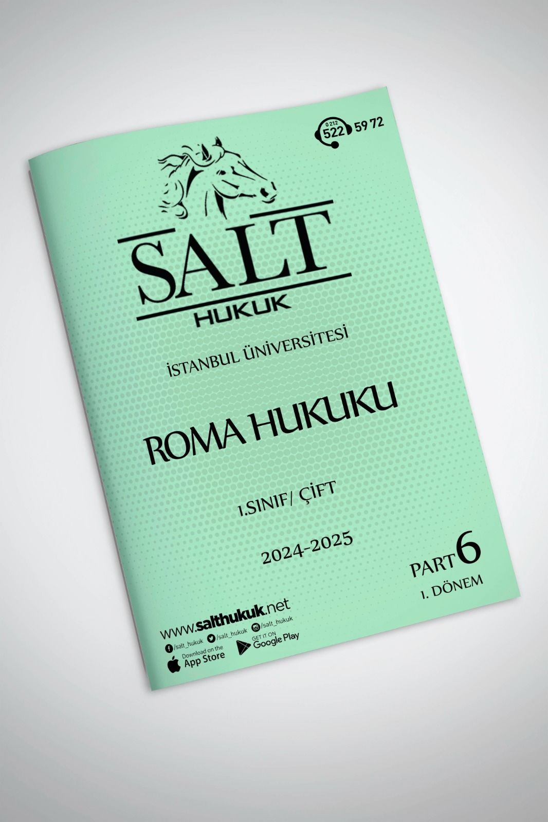 Roma Hukuku Çift 1. Dönem Part-6 (2024-2025)-İÜHF-Konu Anlatım Kitapçığı