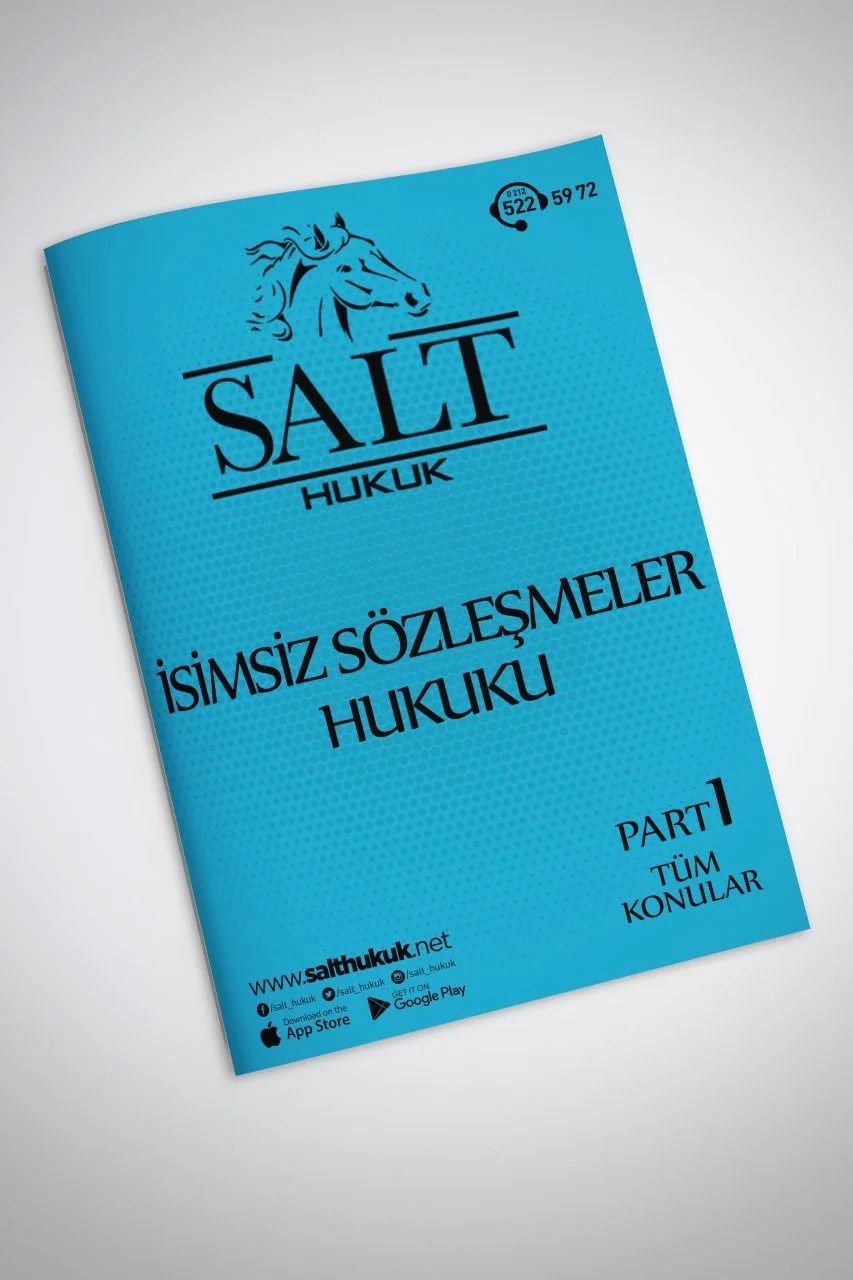 İsimsiz Sözleşmeler Hukuku TÜM KONULAR PART-1