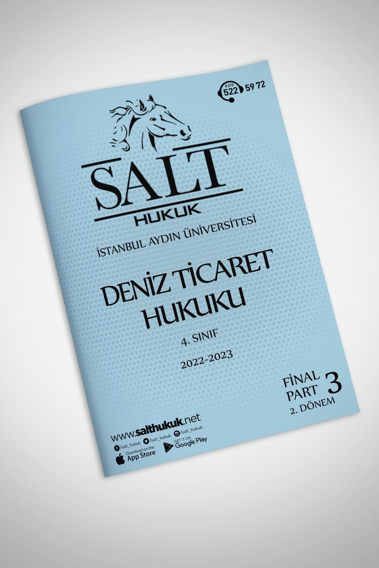 Deniz Ticaret Hukuku 2. Dönem Final Part-3 (2022-2023)-İAÜ-Konu Anlatım Kitapçığı