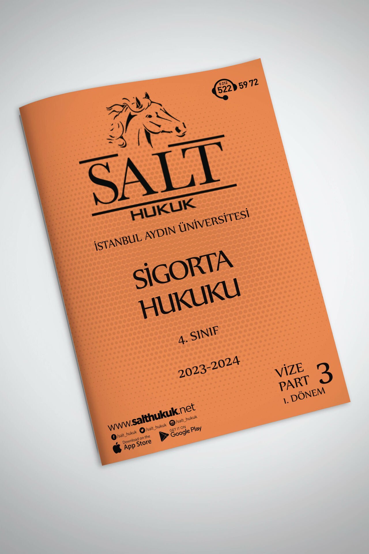 Sigorta Hukuku 1. Dönem Vize Part-3 (2023-2024)-İAÜ-Konu Anlatım Kitapçığı