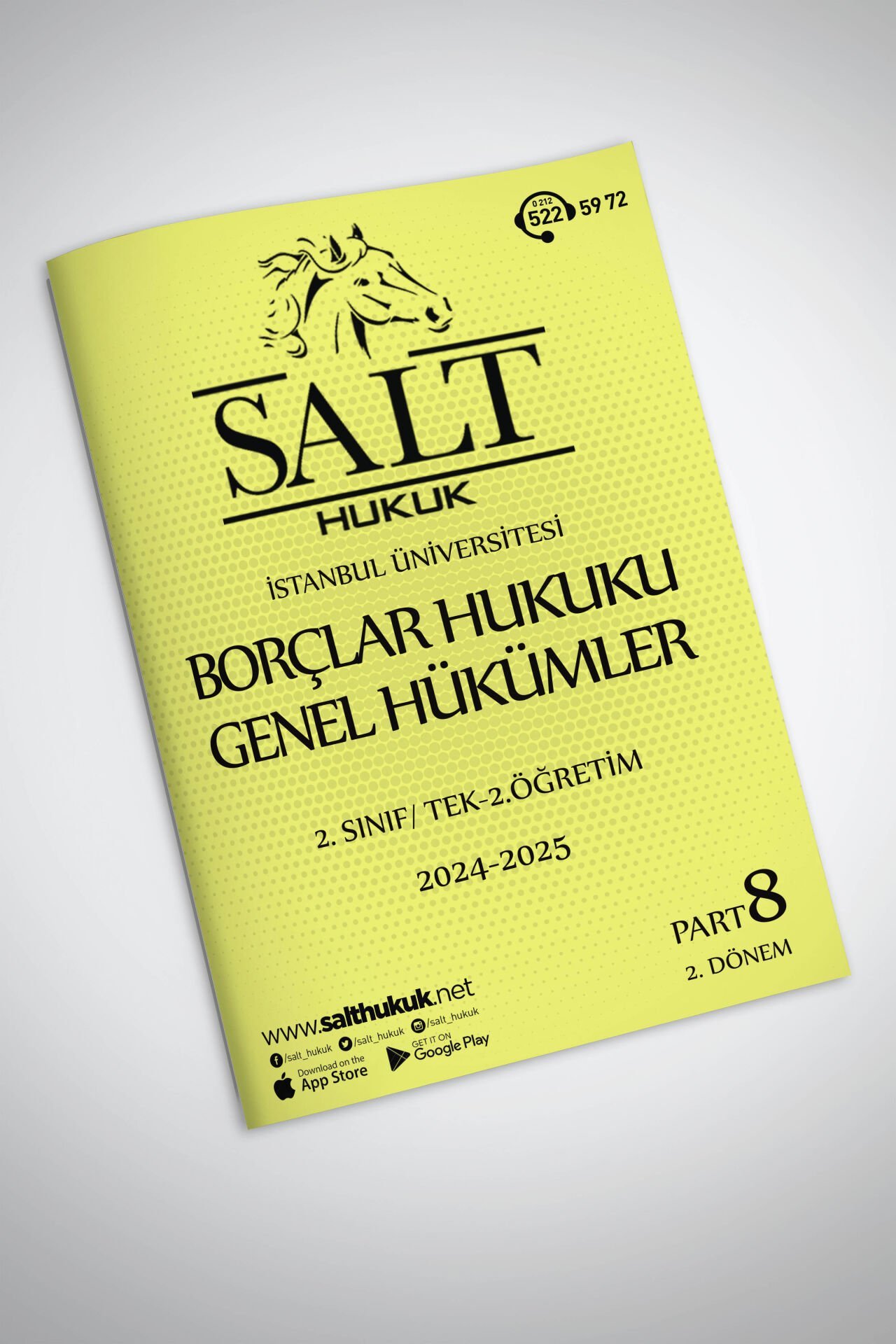 Borçlar Genel Hukuku Tek-2.Öğretim 2. Dönem Part-8 (2024-2025)-İÜHF-Konu Anlatım Kitapçığı