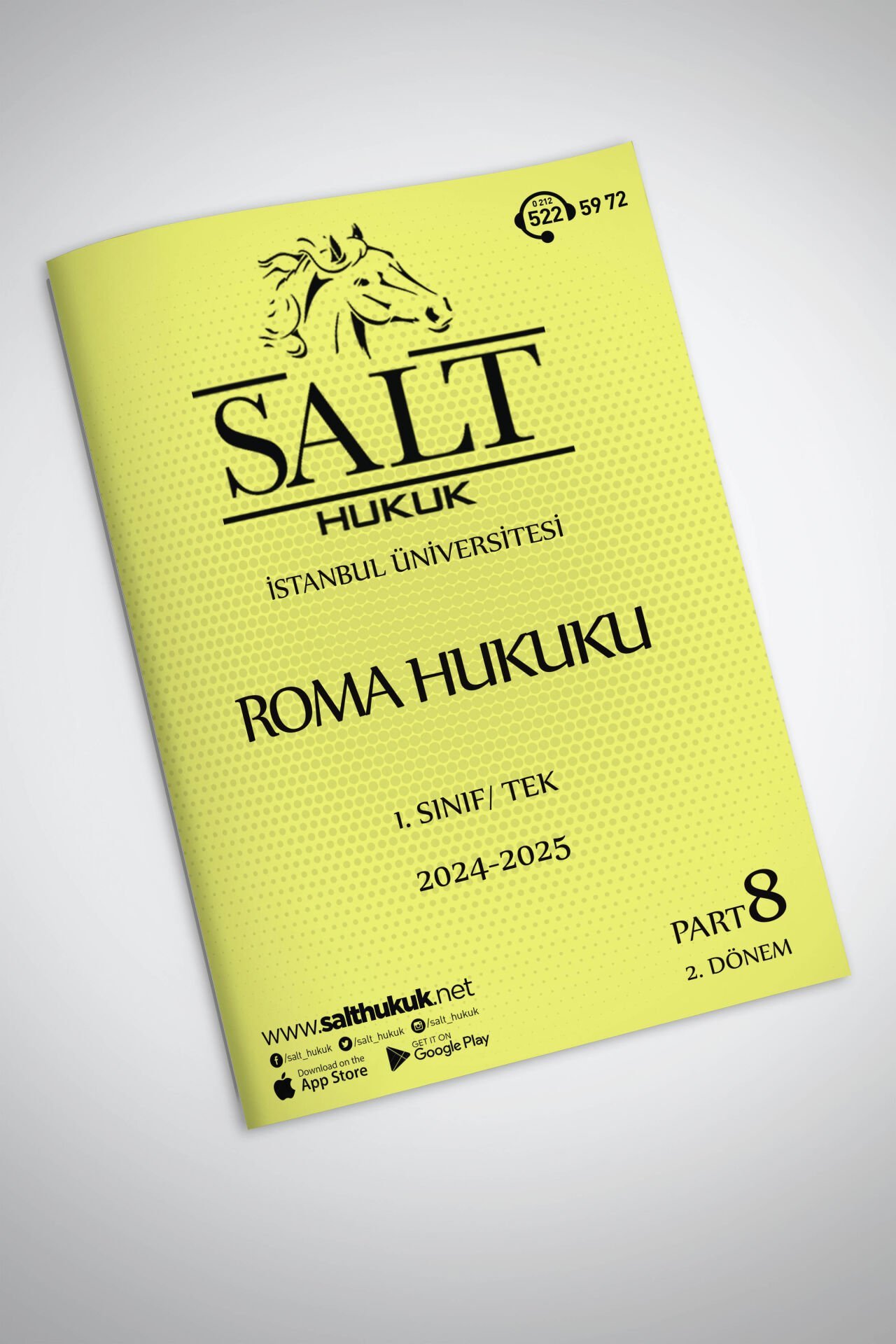 Roma Hukuku Tek 2. Dönem Part-8 (2024-2025)-İÜHF-Konu Anlatım Kitapçığı