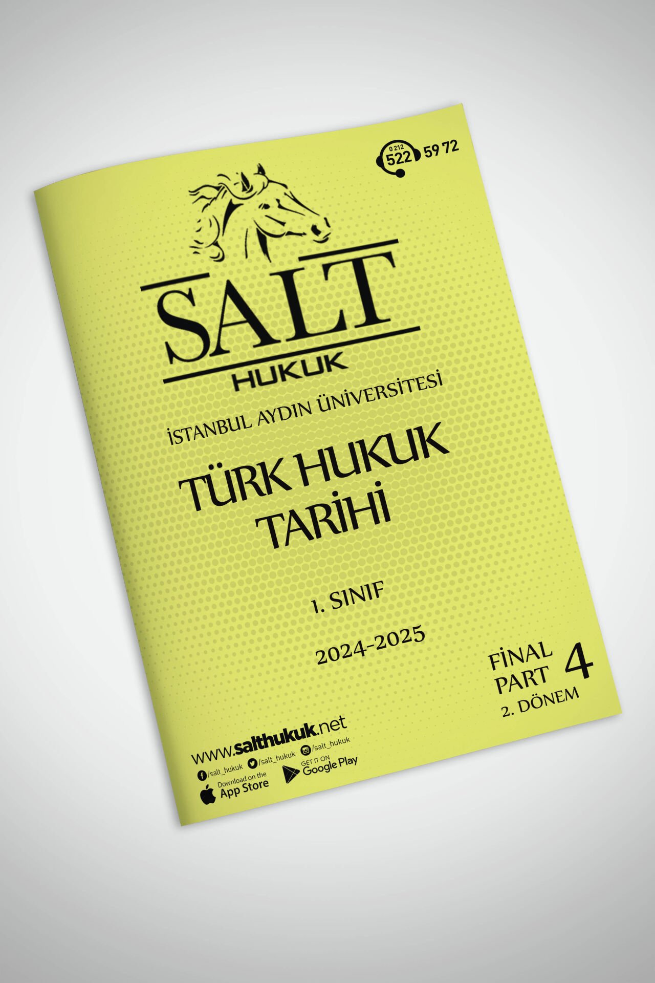 Türk Hukuk Tarihi 2. Dönem Final Part-4 (2024-2025)-İAÜ-Konu Anlatım Kitapçığı