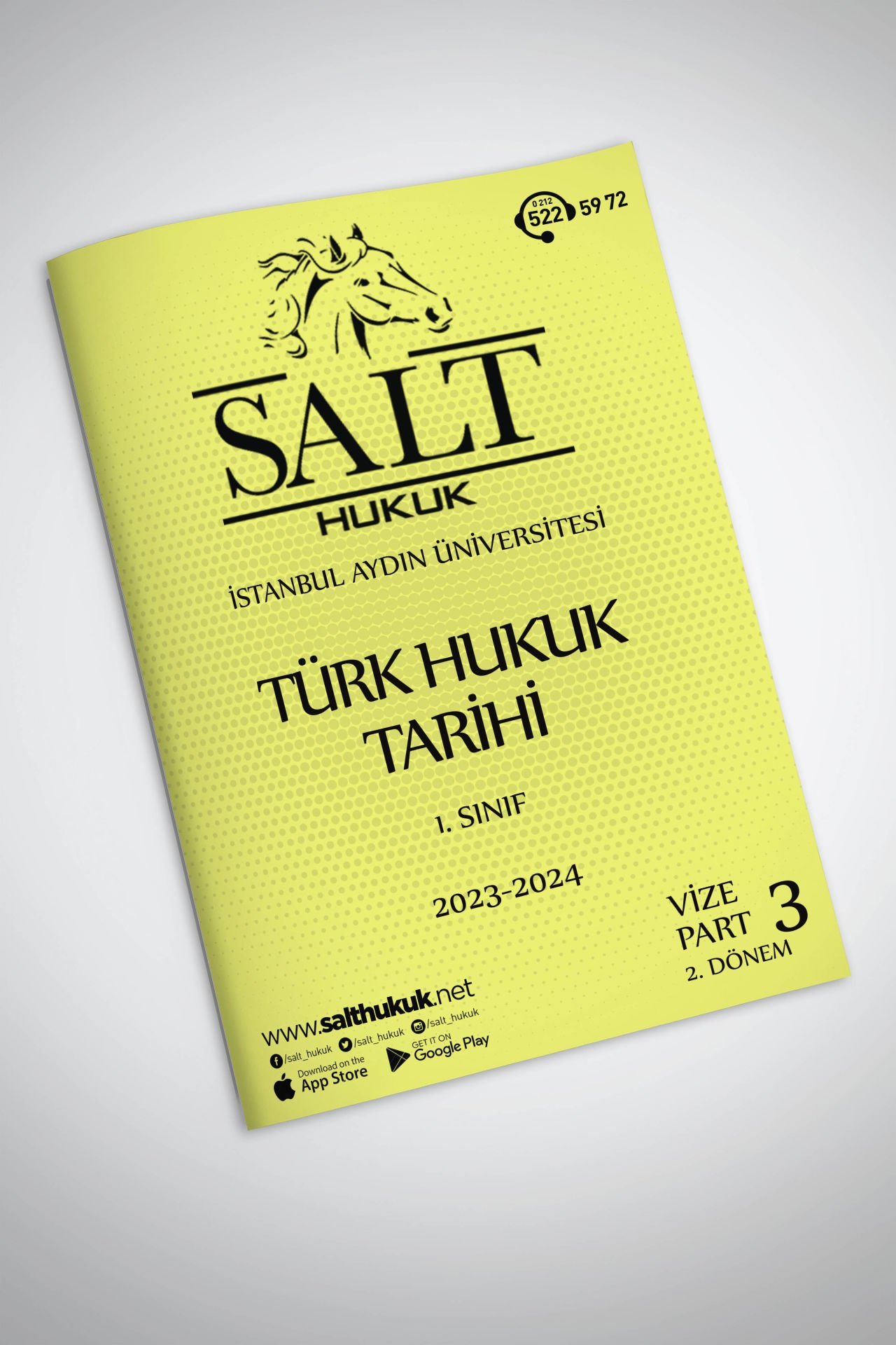 Türk Hukuk Tarihi 2. Dönem Vize Part-3 (2023-2024)-İAÜ-Konu Anlatım Kitapçığı