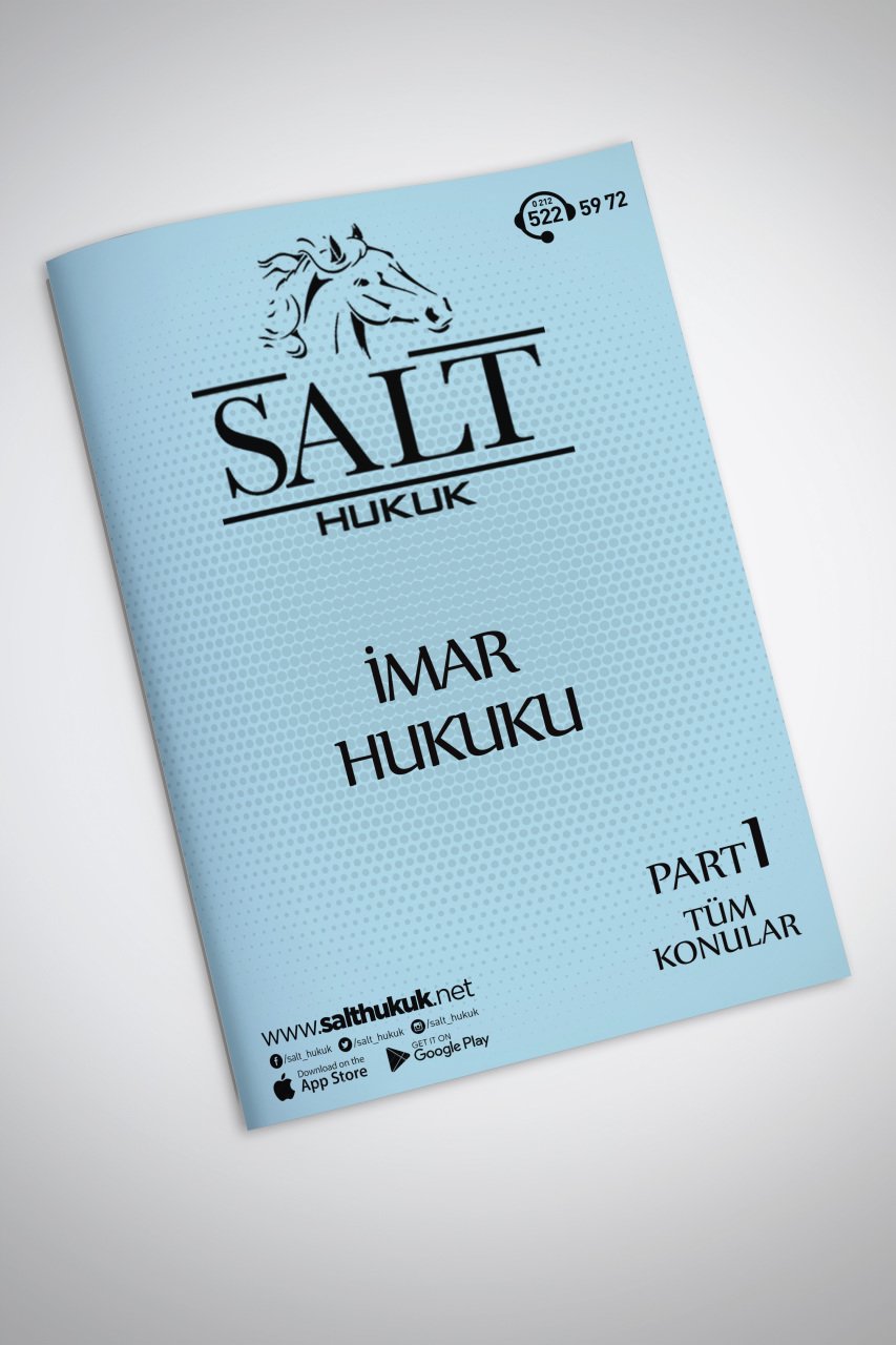 İMAR HUKUKU TÜM KONULAR PART-1-Konu Anlatım Kitapçığı