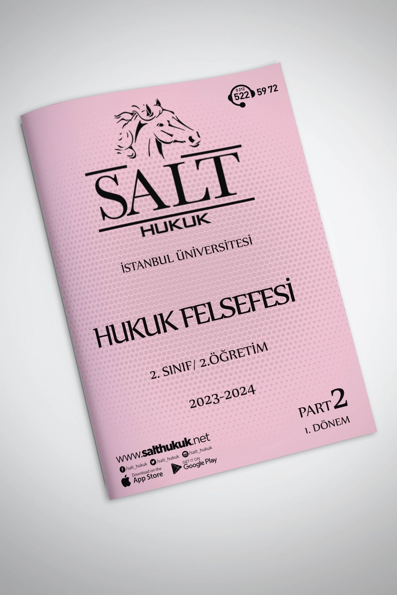 Hukuk Felsefesi 2.Öğretim 1. Dönem Part-2 (2023-2024)-İÜHF-Konu Anlatım Kitapçığı