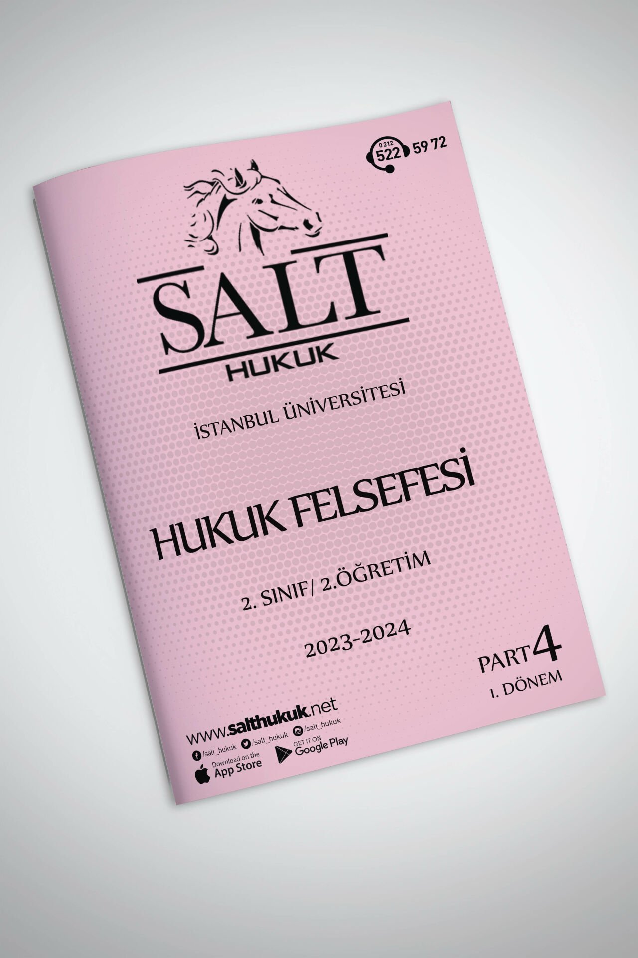 Hukuk Felsefesi 2.Öğretim 1. Dönem Part-4 (2023-2024)-İÜHF-Konu Anlatım Kitapçığı