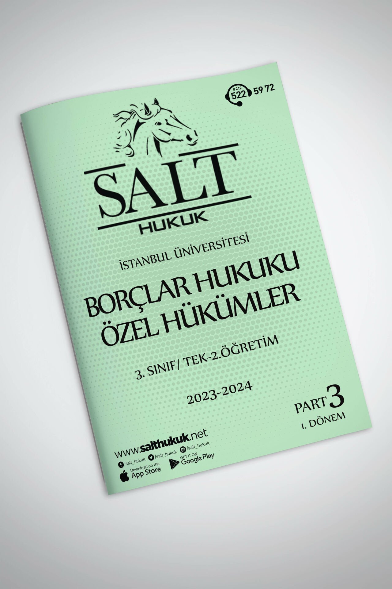 Borçlar Özel Hukuku Tek-2.Öğretim 1. Dönem Part-3 (2023-2024)-İÜHF-Konu Anlatım Kitapçığı