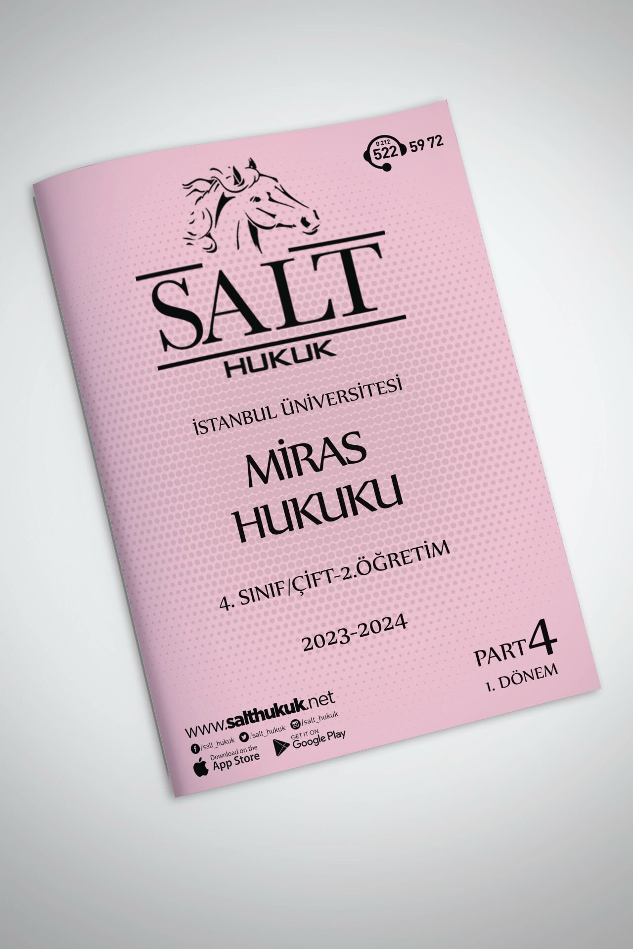 Miras Hukuku Çift-2.Öğretim 1. Dönem Part-4 (2023-2024)-İÜHF-Konu Anlatım Kitapçığı