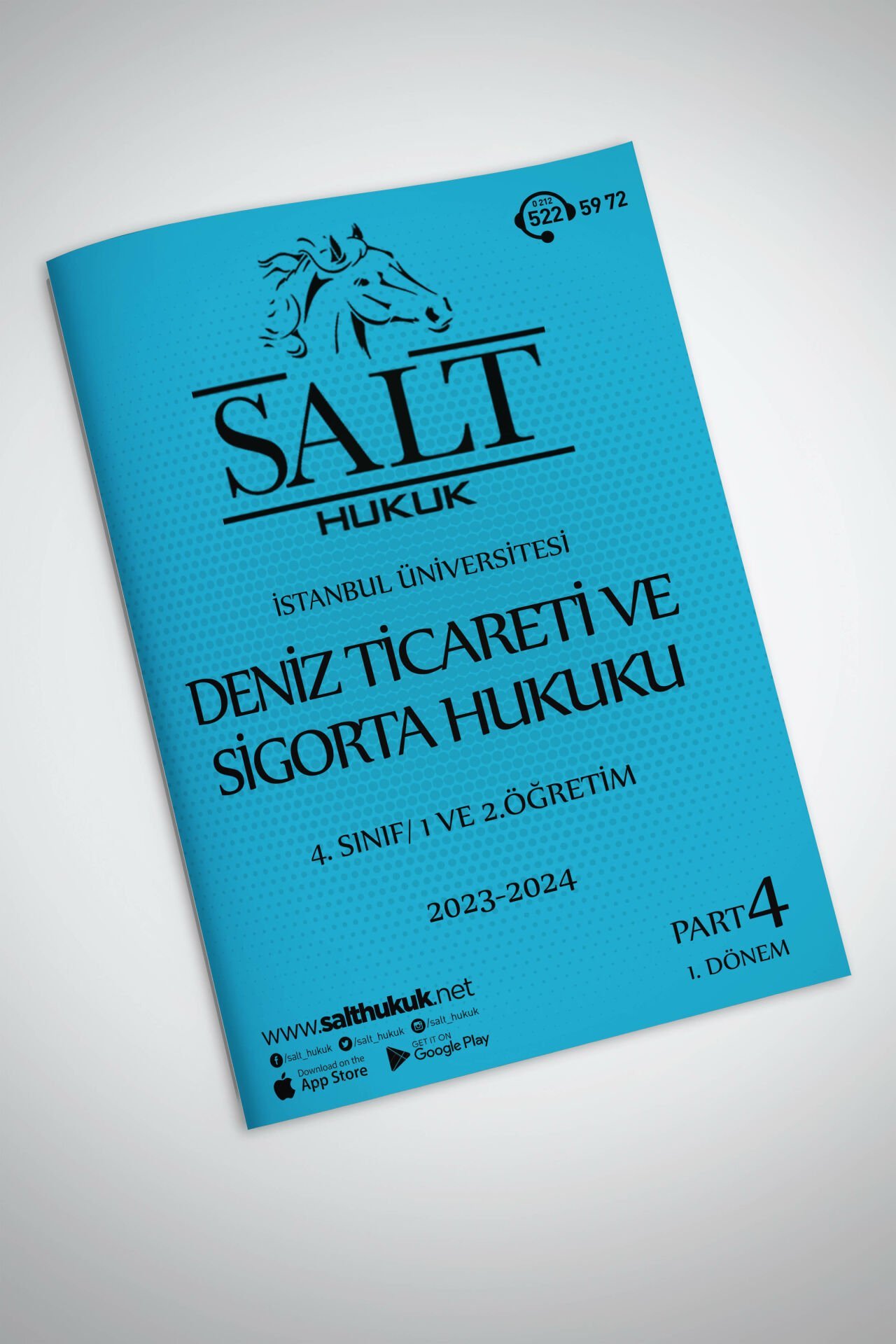 Deniz Ticareti ve Sigorta Hukuku 1. Ve 2.Öğretim 1. Dönem Part-4 (2023-2024)-İÜHF-Konu Anlatım Kitapçığı