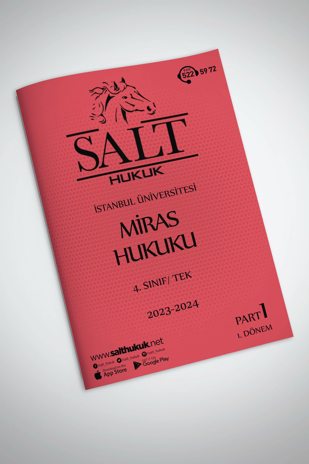 Miras Hukuku Tek 1. Dönem Part-1 (2023-2024)-İÜHF-Konu Anlatım Kitapçığı