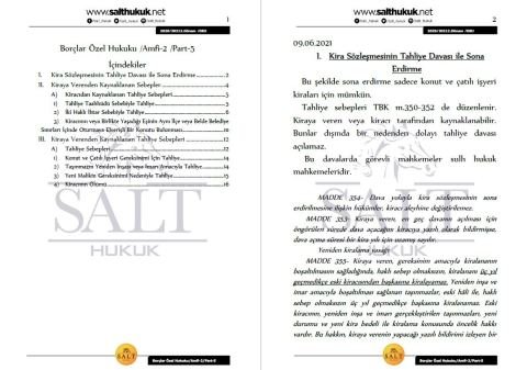 Borçlar Özel Hukuku Amfi 2 2. Dönem Part-5 (2020-2021)-DEÜ-Konu Anlatım Kitapçığı