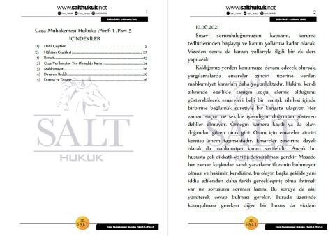 Ceza Muhakemesi Hukuku Amfi 1 2. Dönem Part-5 (2020-2021)-DEÜ-Konu Anlatım Kitapçığı