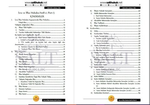İcra ve İflas Hukuku Amfi 2 2. Dönem Part-5 (2020-2021)-DEÜ-Konu Anlatım Kitapçığı