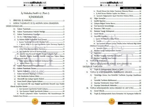 İş Hukuku Amfi 1-2 2. Dönem Part-5 (2020-2021)-DEÜ-Konu Anlatım Kitapçığı
