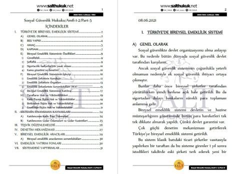 Sosyal Güvenlik Hukuku Amfi 1-2 2. Dönem Part-5 (2020-2021)-DEÜ-Konu Anlatım Kitapçığı