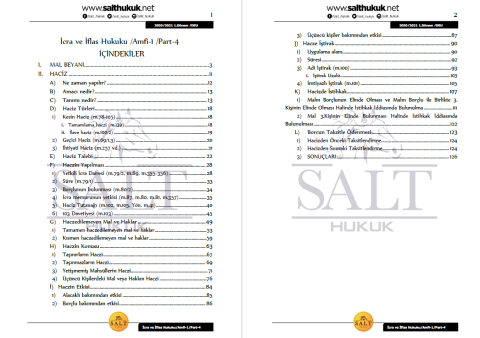 İcra ve İflas Hukuku Amfi 1 1. Dönem Part-4 (2020-2021)-DEÜ-Konu Anlatım Kitapçığı