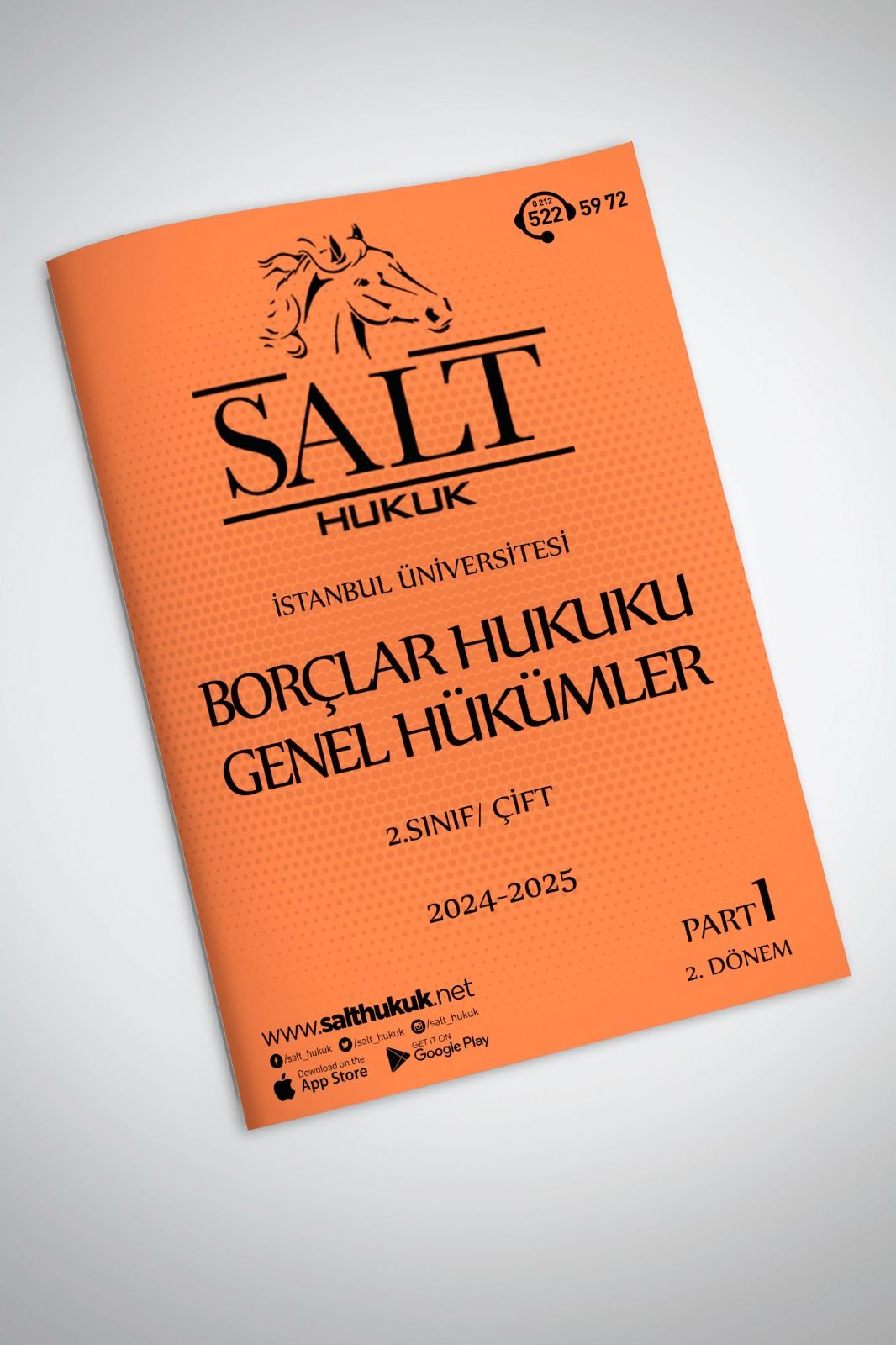 Borçlar Genel Hukuku Çift-2. Dönem Part-1 (2024-2025)-İÜHF-Konu Anlatım Kitapçığı