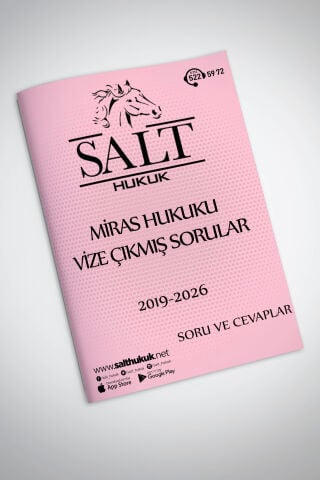 MİRAS HUKUKU VİZE ÇIKMIŞ SORULAR