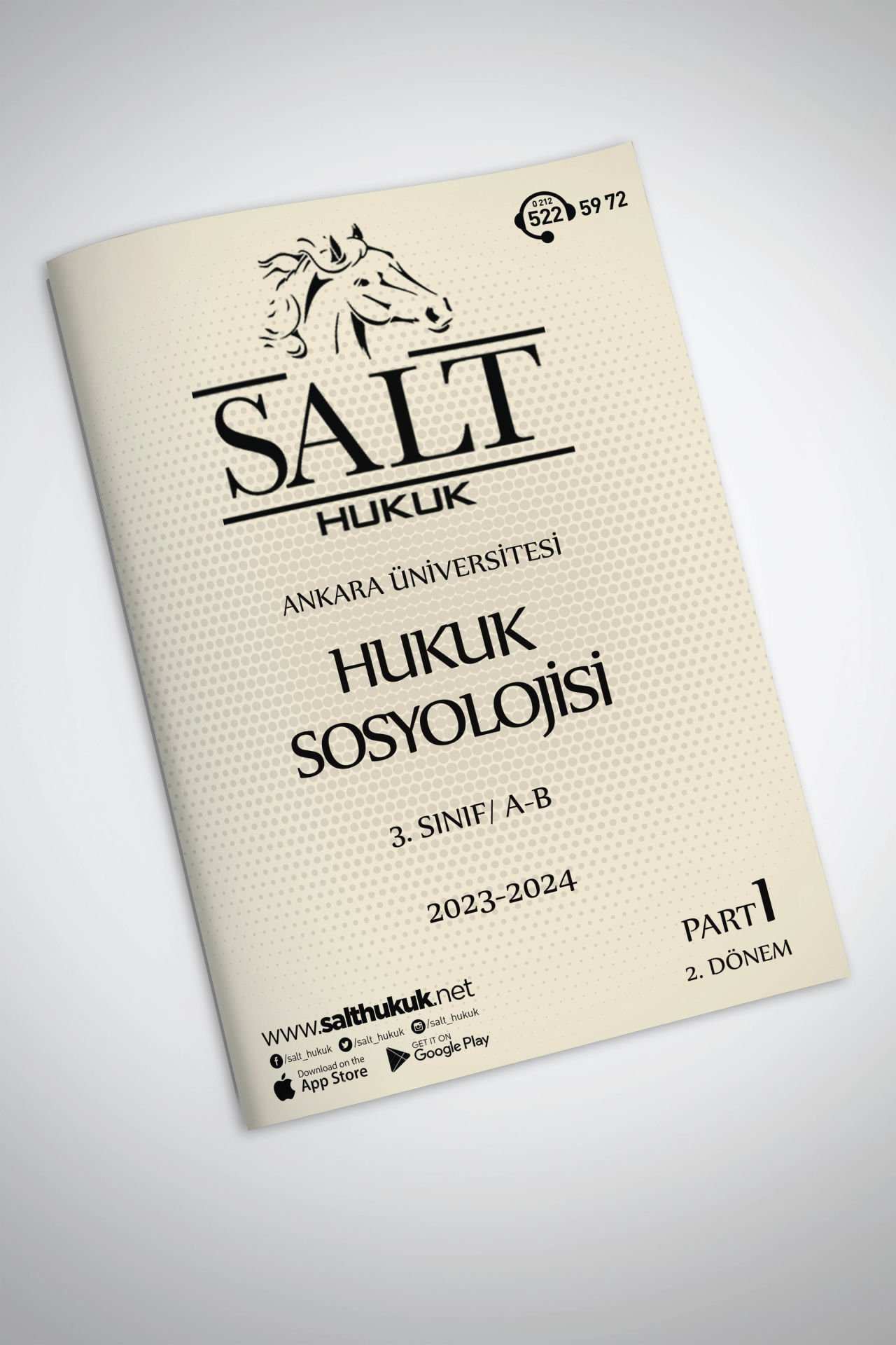Hukuk Sosyolojisi AmfiA-B 2. Dönem Part-1  (2023-2024)-AÜHF-Konu Anlatım Kitapçığı