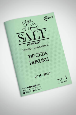 GÜNCEL SEÇMELİ TIP CEZA HUKUKU PART-1