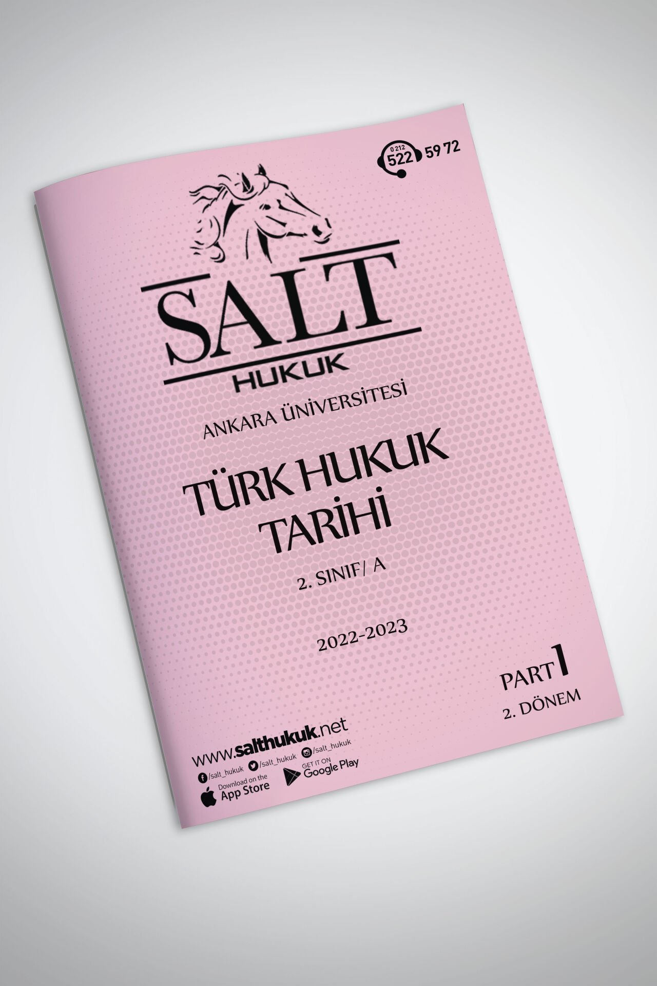 Türk Hukuk Tarihi Amfi A 2. Dönem Part-1 (2022-2023)-AÜHF-Konu Anlatım Kitapçığı