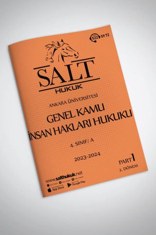 Genel Kamu İnsan Hak. Amfi A 2. Dönem Part-1 (2023-2024)-AÜHF-Konu Anlatım Kitapçığı