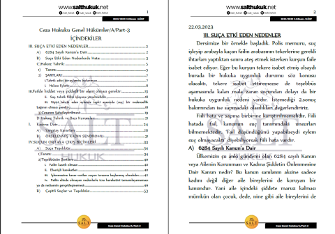 Ceza Genel Hukuku Amfi A 2. Dönem Part-3 (2022-2023)-AÜHF-Konu Anlatım Kitapçığı