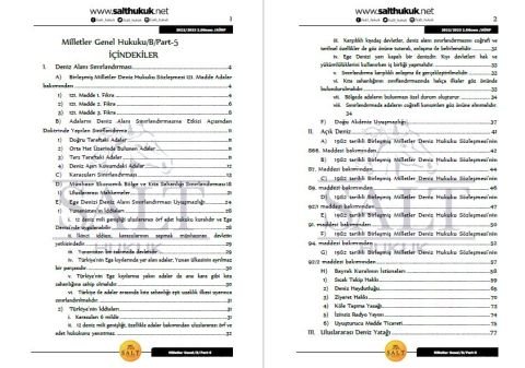 Milletler Genel Hukuku Amfi B 2. Dönem Part-5 (2022-2023)-AÜHF-Konu Anlatım Kitapçığı