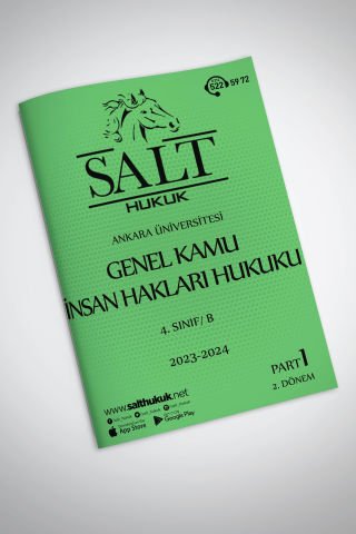 Genel Kamu İnsan Hak. Amfi B 2. Dönem Part-1 (2023-2024)-AÜHF-Konu Anlatım Kitapçığı