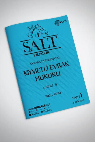 Kıymetli Evrak Amfi B 2. Dönem Part-1 (2023-2024)-AÜHF-Konu Anlatım Kitapçığı