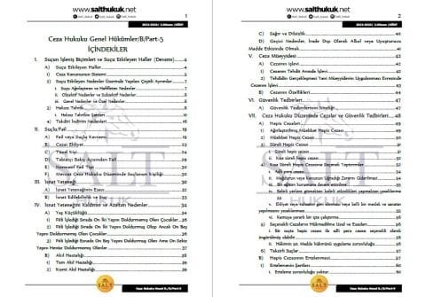 Ceza Genel Hukuku Amfi B 2. Dönem Part-5 (2022-2023)-AÜHF-Konu Anlatım Kitapçığı
