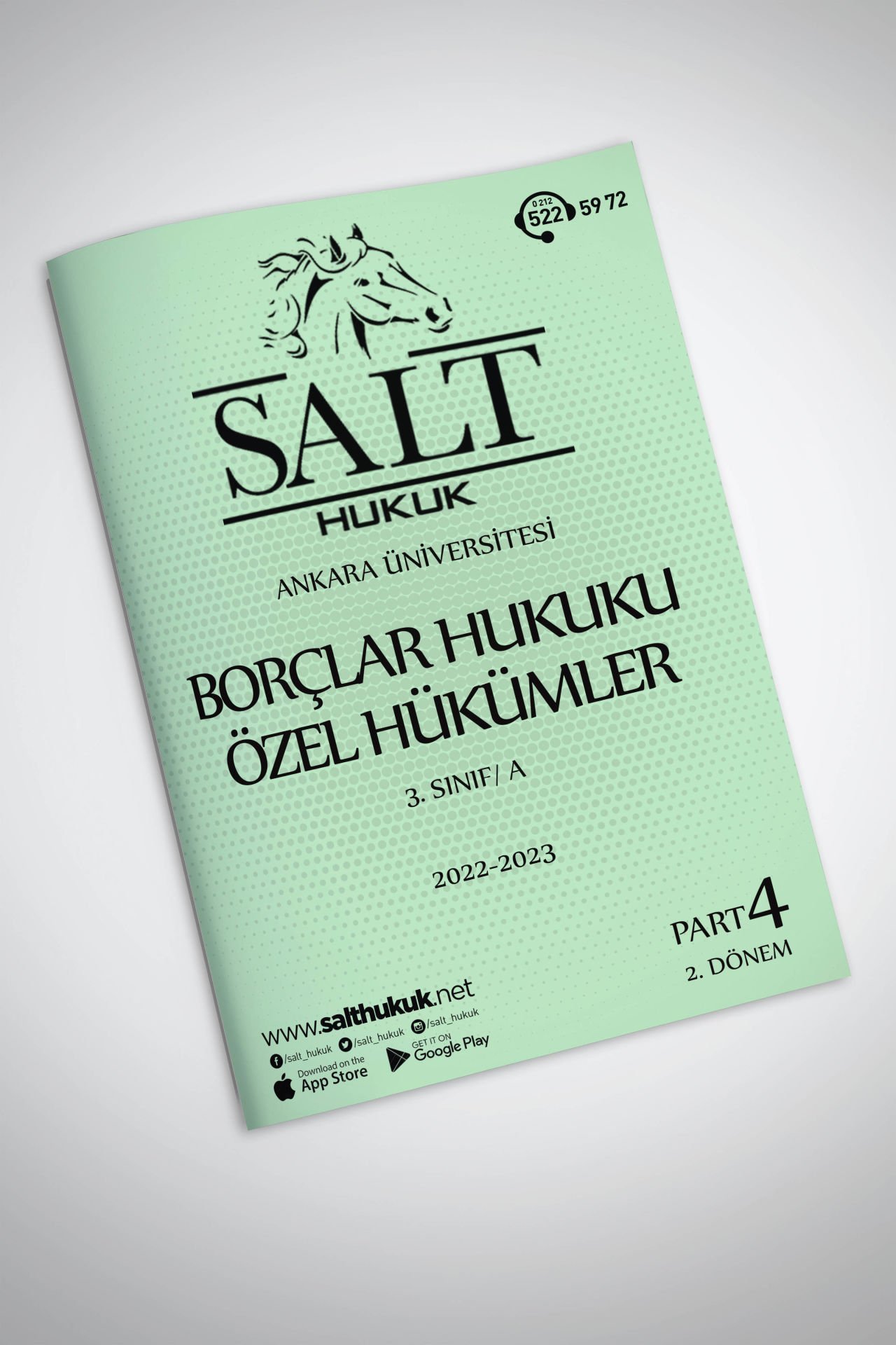 Borçlar Özel Hukuku Amfi A 2. Dönem Part-4 (2022-2023)-AÜHF-Konu Anlatım Kitapçığı