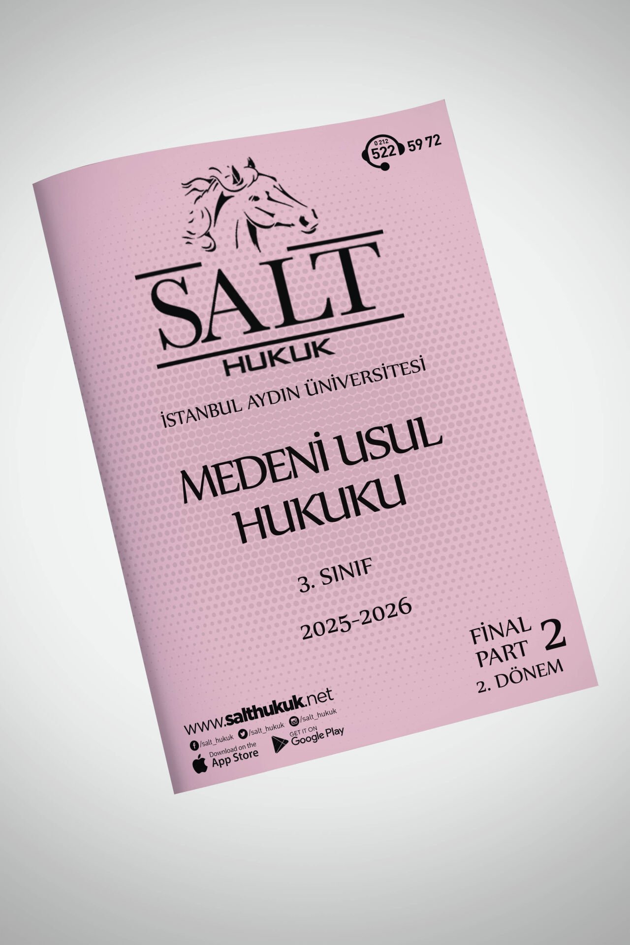 Medeni Usul Hukuku 2. Dönem Final Part-2 (2025-2026)-İAÜ-Konu Anlatım Kitapçığı