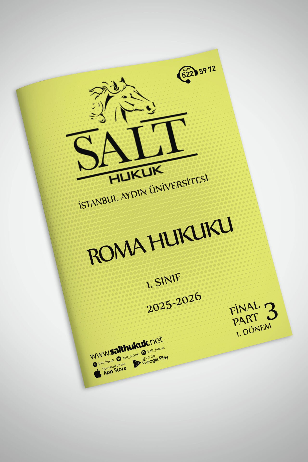 Roma Hukuku 1. Dönem Final Part-3 (2025-2026)-İAÜ-Konu Anlatım Kitapçığı