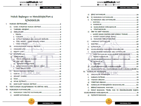 Hukuk Başlangıcı 1. Dönem Not Seti (2020-2021)-KKÜ-Konu Anlatım Kitapçığı