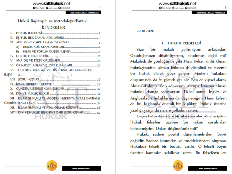 Hukuk Başlangıcı 1. Dönem Not Seti (2020-2021)-KKÜ-Konu Anlatım Kitapçığı