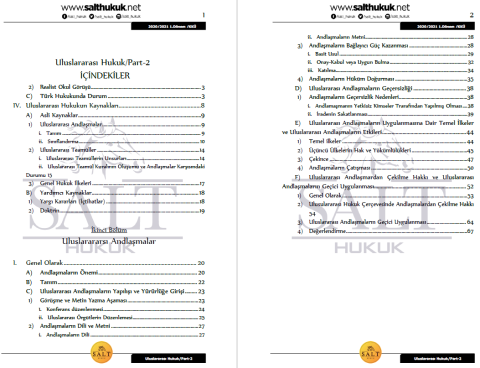 Milletler Genel Hukuku 1. Dönem Not Seti (2020-2021)-KKÜ-Konu Anlatım Kitapçığı